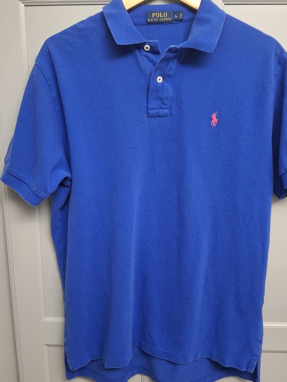 2 Polo Ralph Lauren Bundle 2 Royal Blue Navy Polo Shirt Pony Logo Cotton